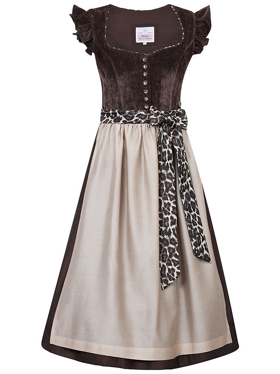 Dirndl Oberhofen Espresso/Leo