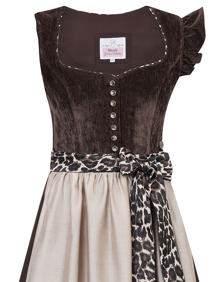 Dirndl Oberhofen Espresso/Leo