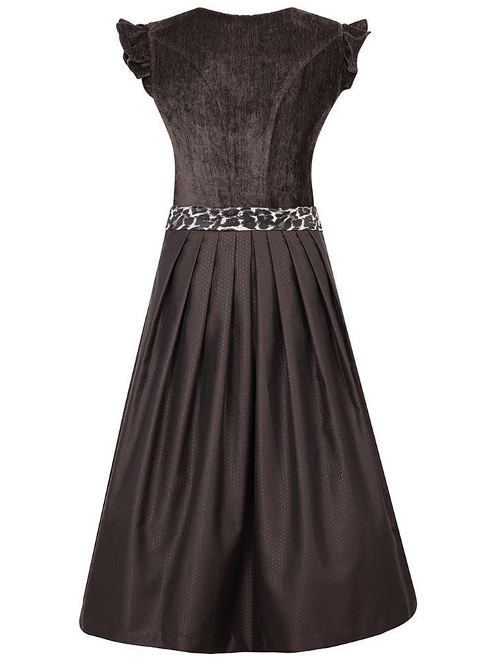 Dirndl Oberhofen Espresso/Leo