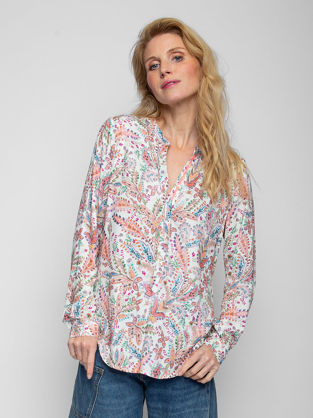 Blusenshirt Multi Paisley