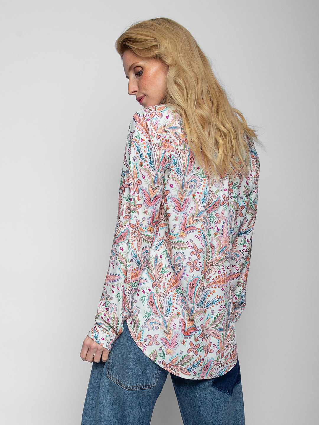 Blusenshirt Multi Paisley