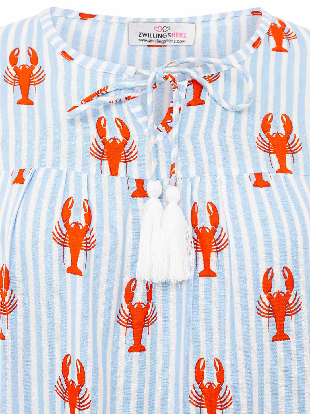 Bluse Lobster Stripes