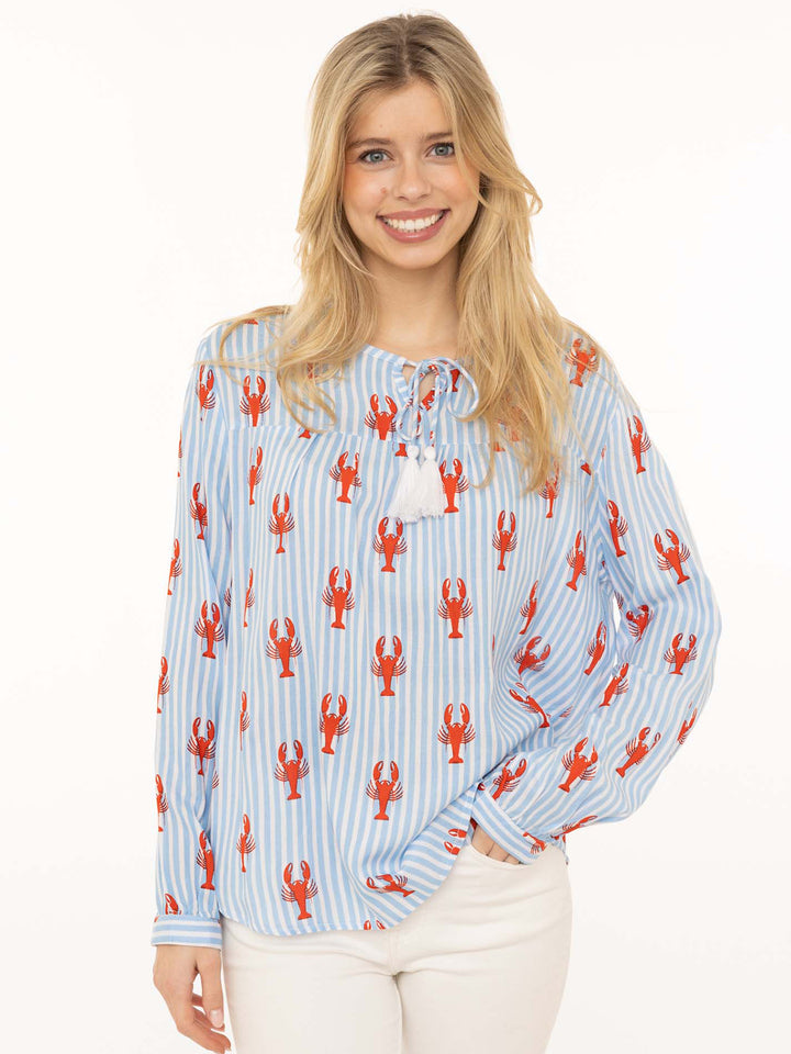 Bluse Lobster Stripes
