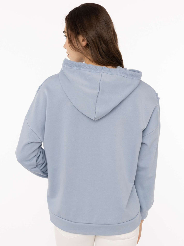 Hoodie Madame Dackel Hellblau