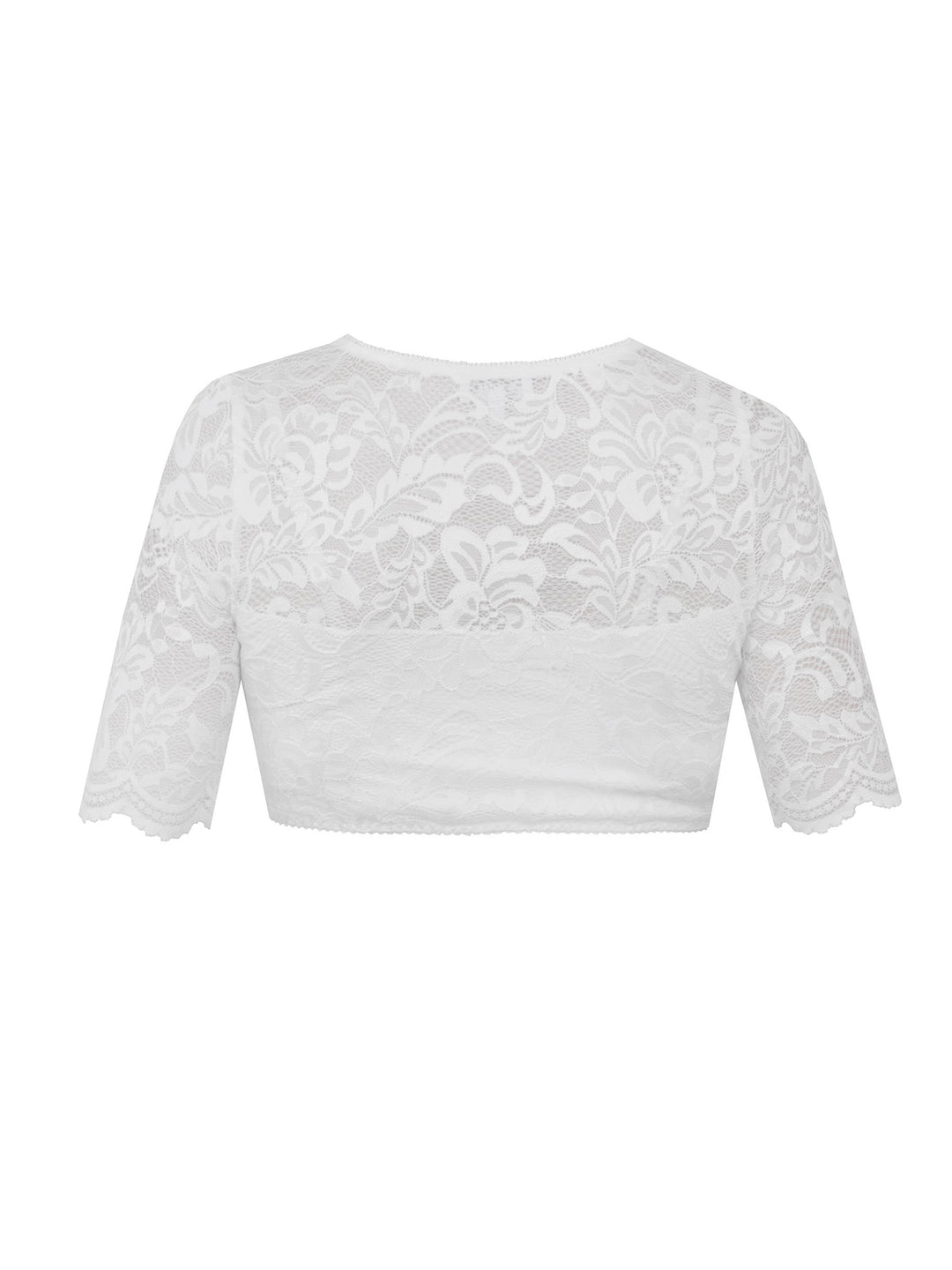 Dirndlbluse Aholfing Weiß