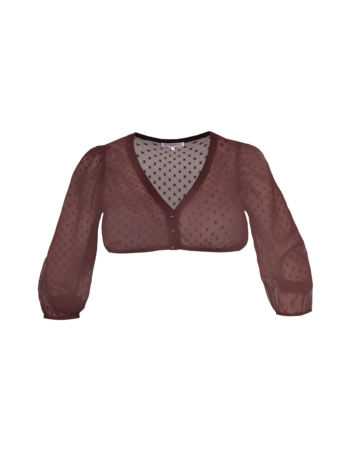 Dirndlbluse Ahorntal Bordeaux