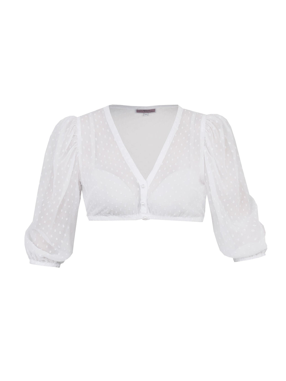 Dirndlbluse Ahorntal Weiß