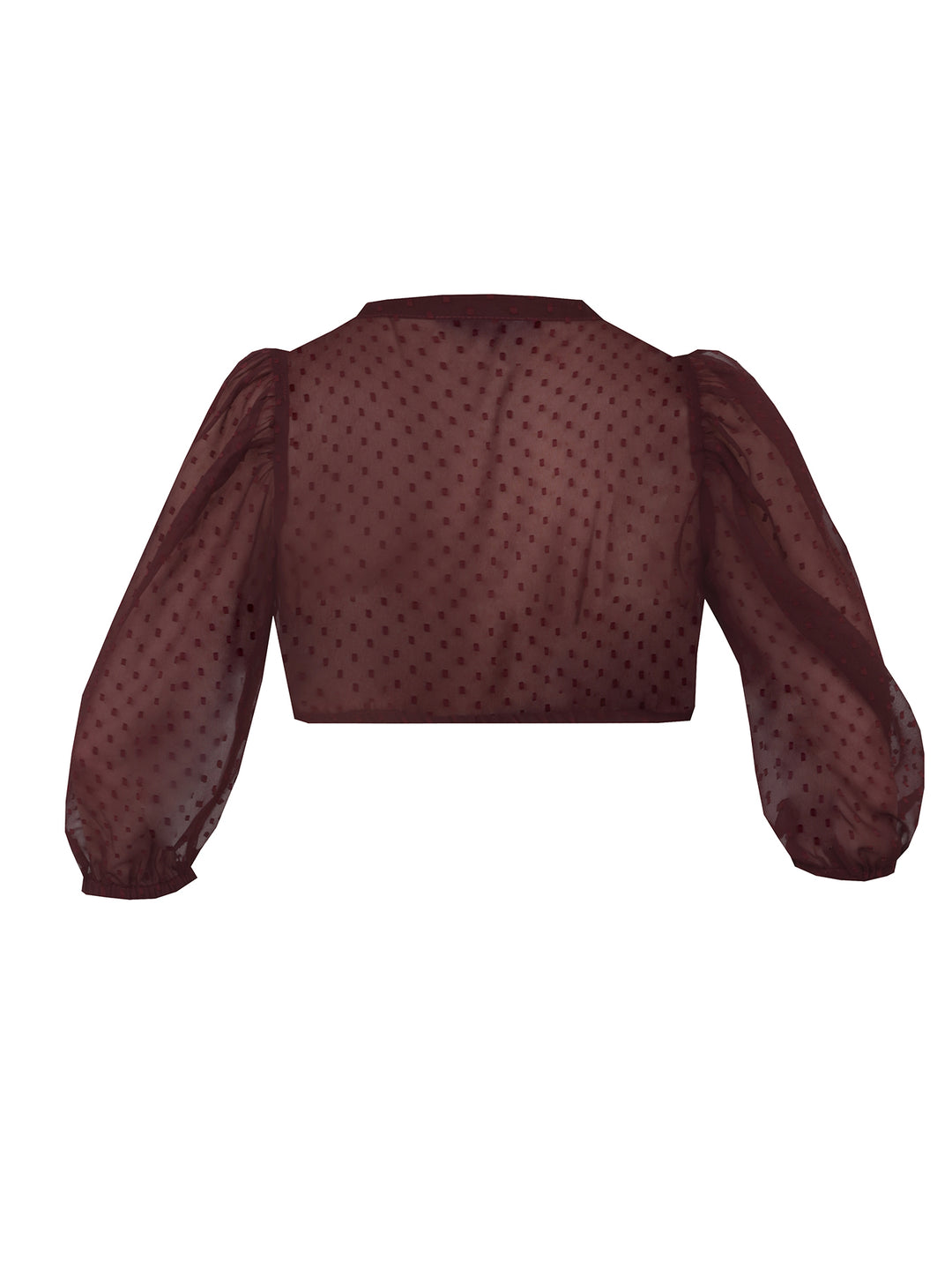 Dirndlbluse Ahorntal Bordeaux