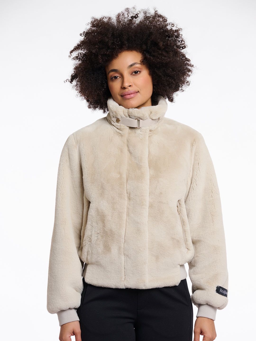 Fake Fur Jacket Ambra Birch