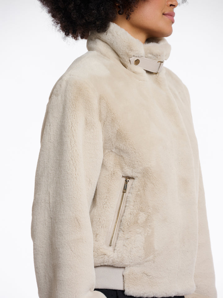 Fake Fur Jacket Ambra Birch