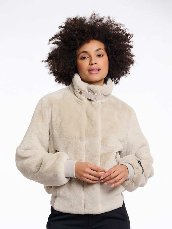 Fake Fur Jacket Ambra Birch