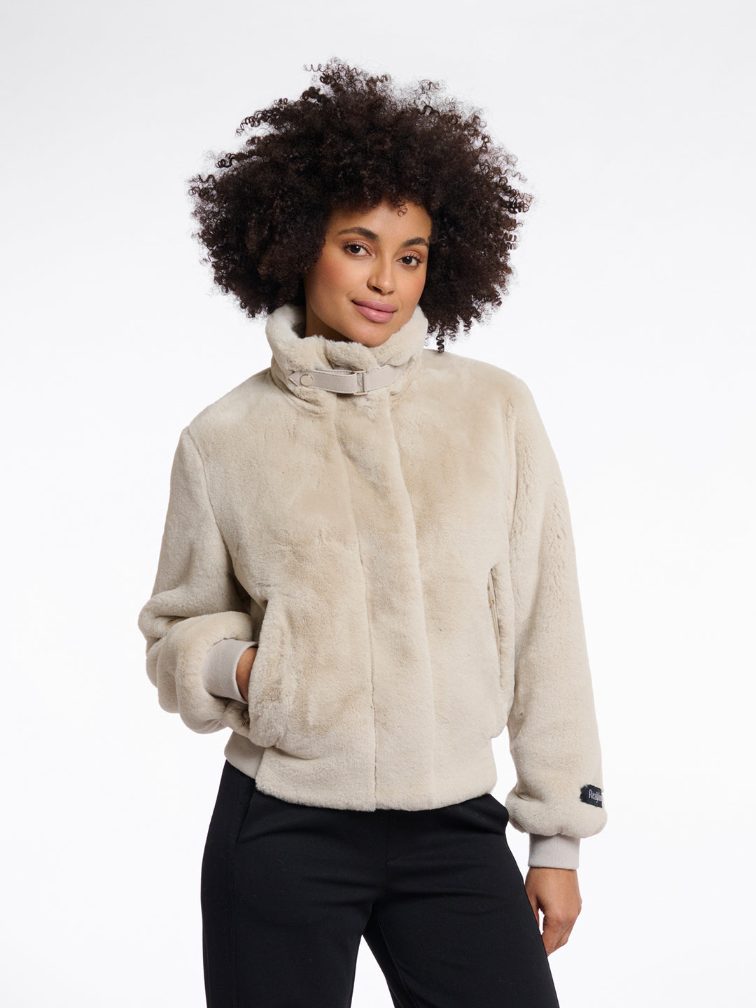 Fake Fur Jacket Ambra Birch