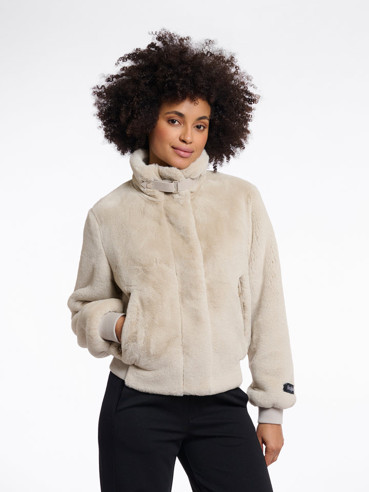 Fake Fur Jacket Ambra Birch
