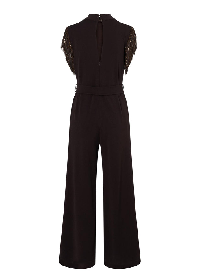 Jumpsuit Brown Pearls