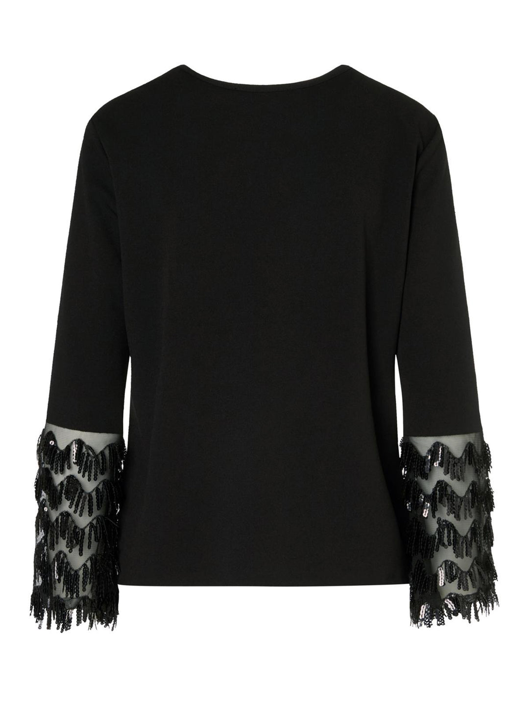 Shirtbluse mit Paillettendetails