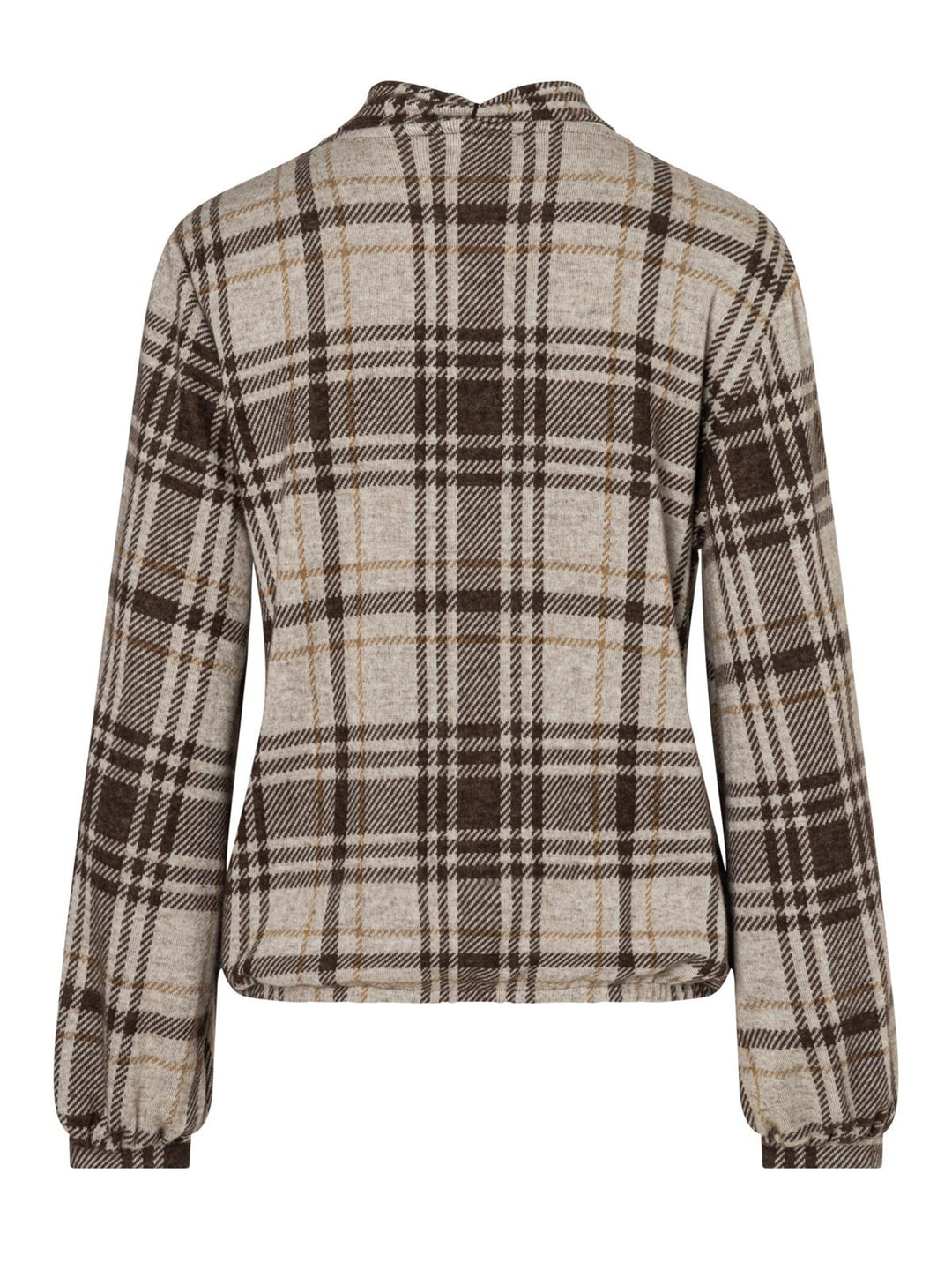 Glencheck Schluppenshirt