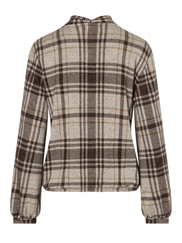 Glencheck Schluppenshirt