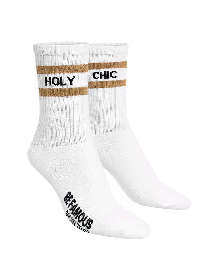Statement Socken HOLY CHIC Beige