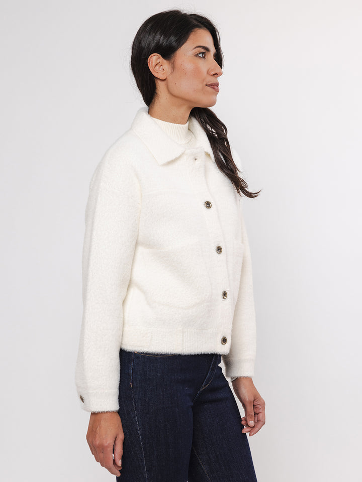 Boxy Jacket Bubbly Snow White