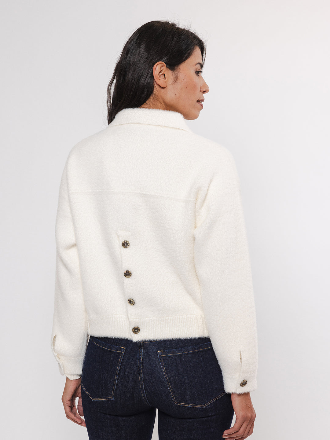 Boxy Jacket Bubbly Snow White