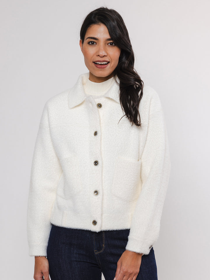 Boxy Jacket Bubbly Snow White