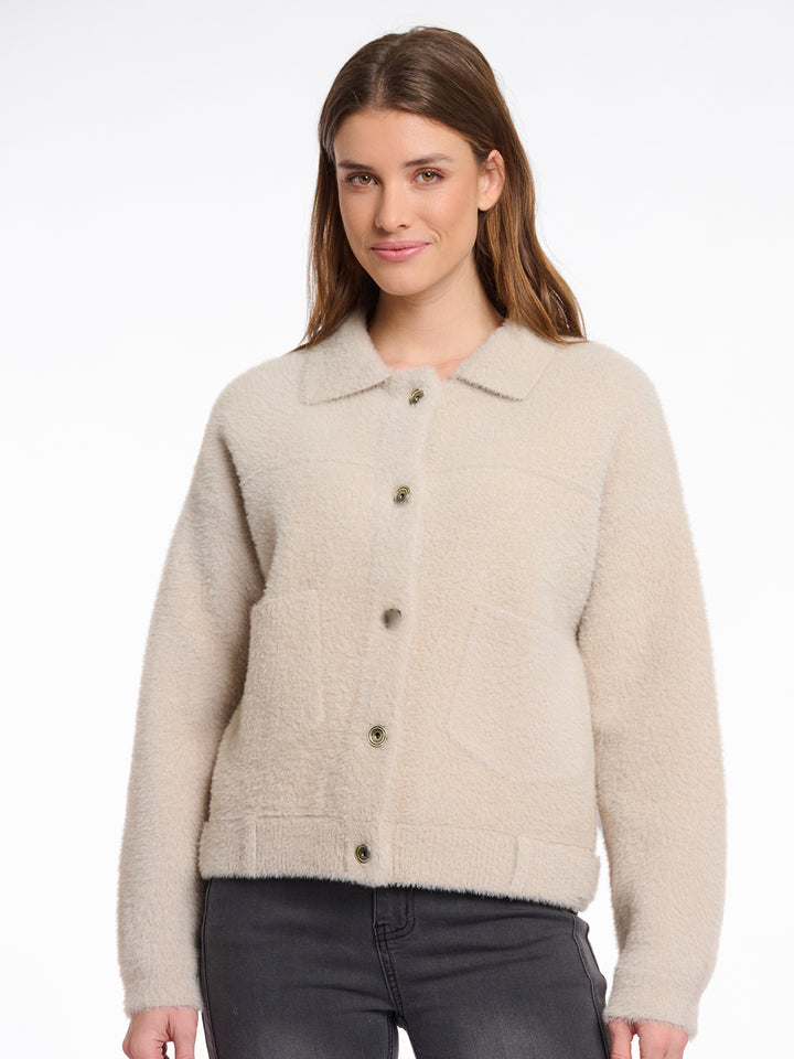 Boxy Jacket Bubbly Stone