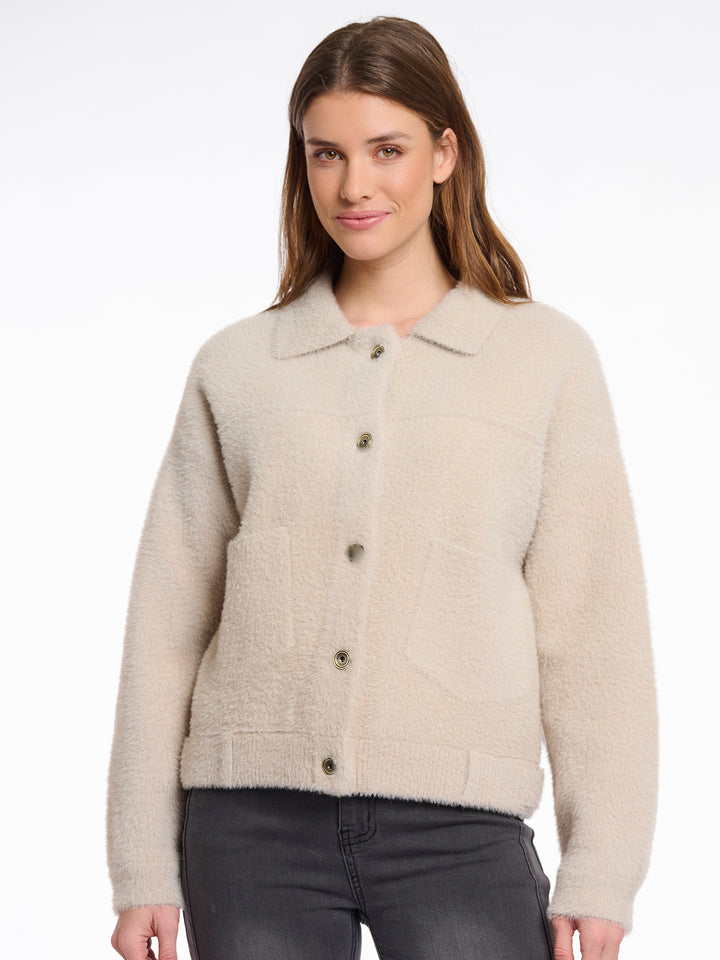 Jacke Bubbly Cotton Stone