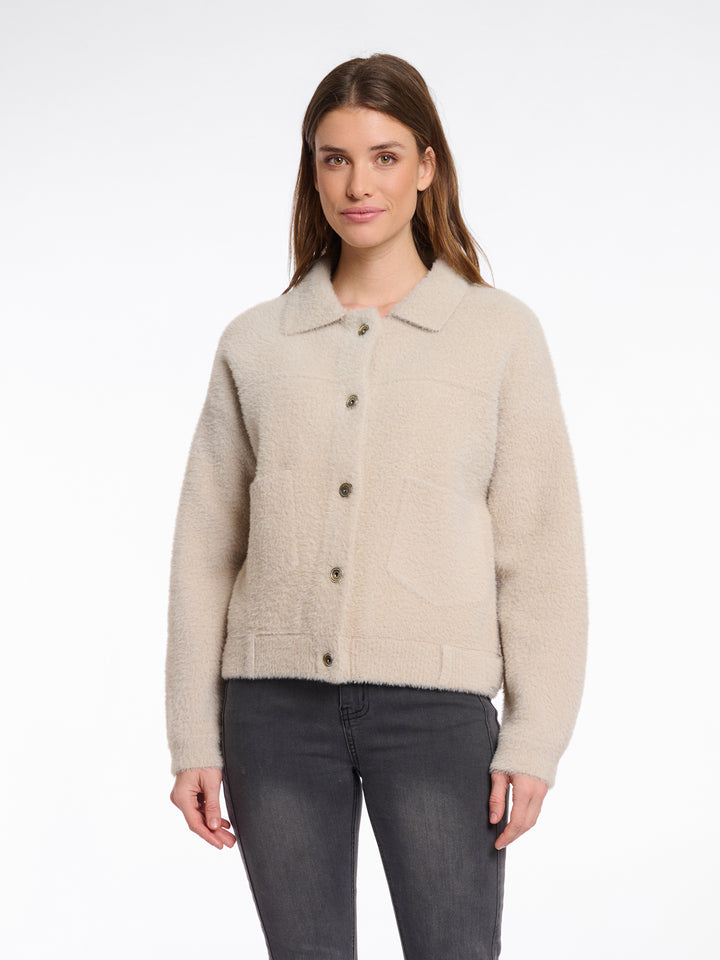 Boxy Jacket Bubbly Stone