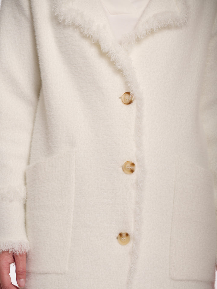 Strickmantel Catena Snow white