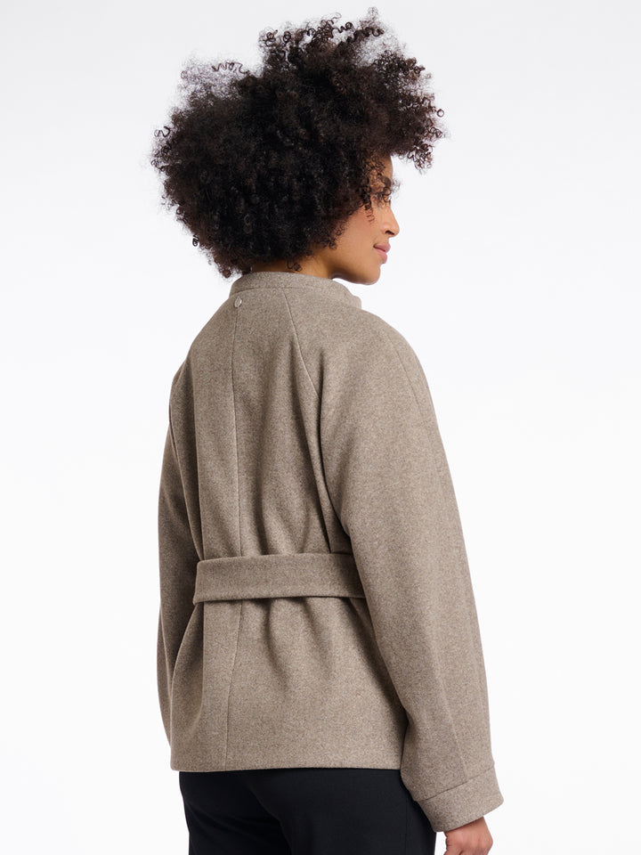 Kurzmantel Cornelia Toffee Melange