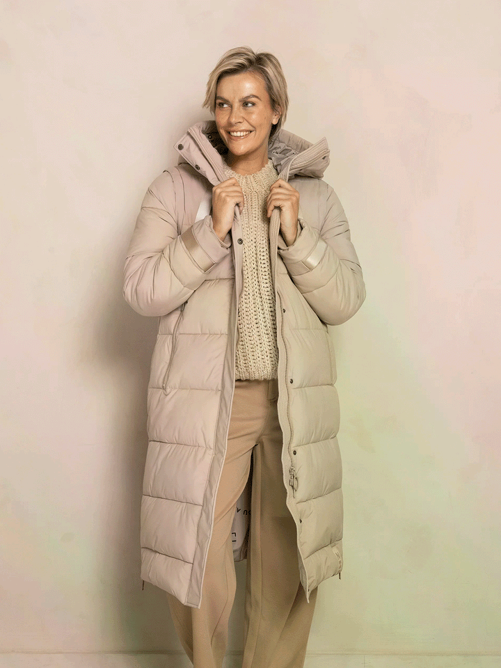 Steppmantel/Weste ISI MAX New Creme
