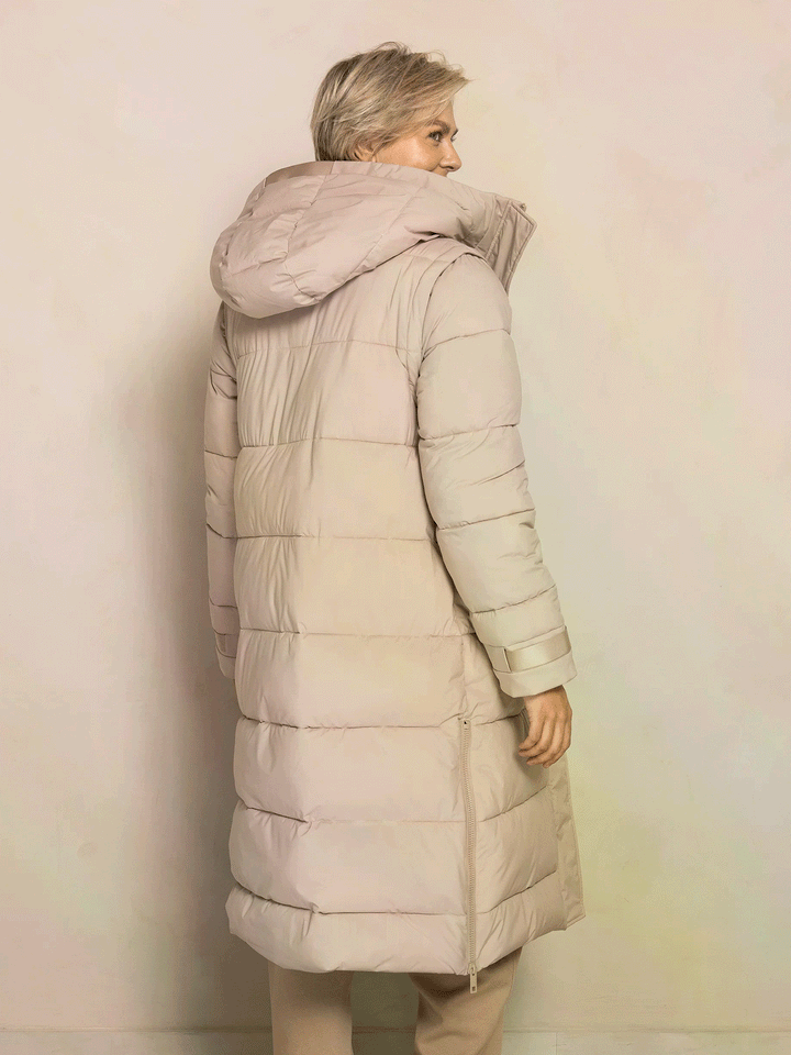 Steppmantel/Weste ISI MAX New Creme