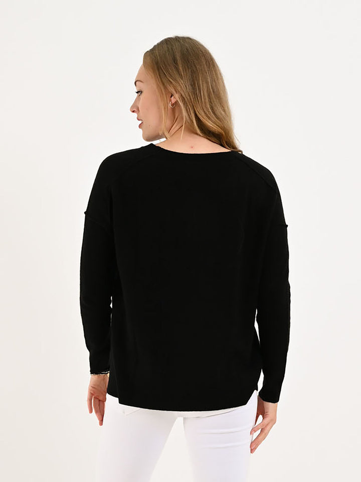 Kaschmirpullover Kenza Schwarz