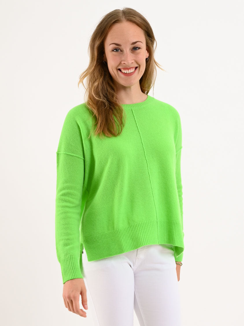 Kaschmirpullover Kenza Neon Grün