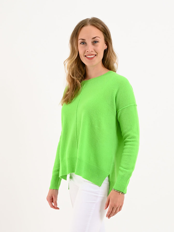 Kaschmirpullover Kenza Neon Grün