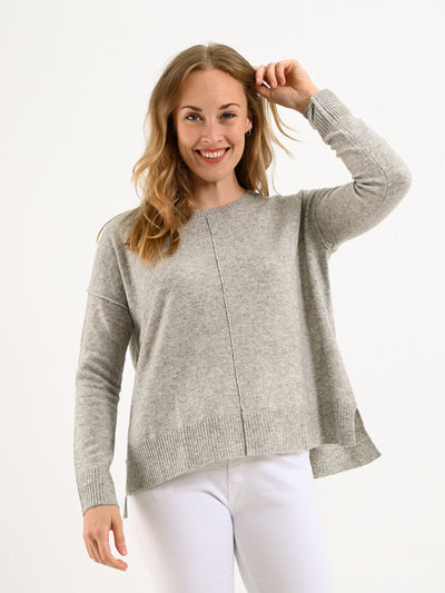Kaschmirpullover Kenza Grau