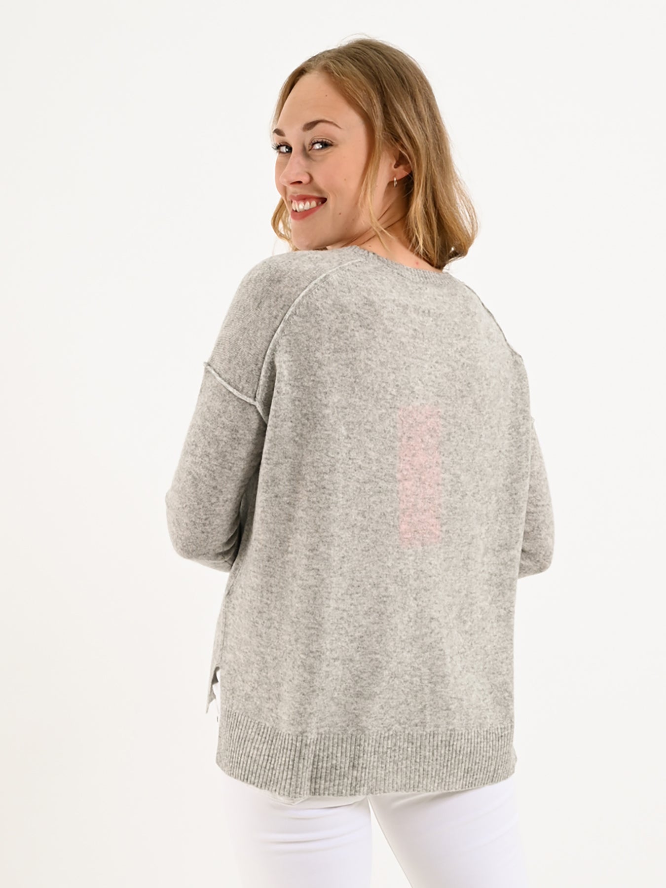 Kaschmirpullover Kenza Grau