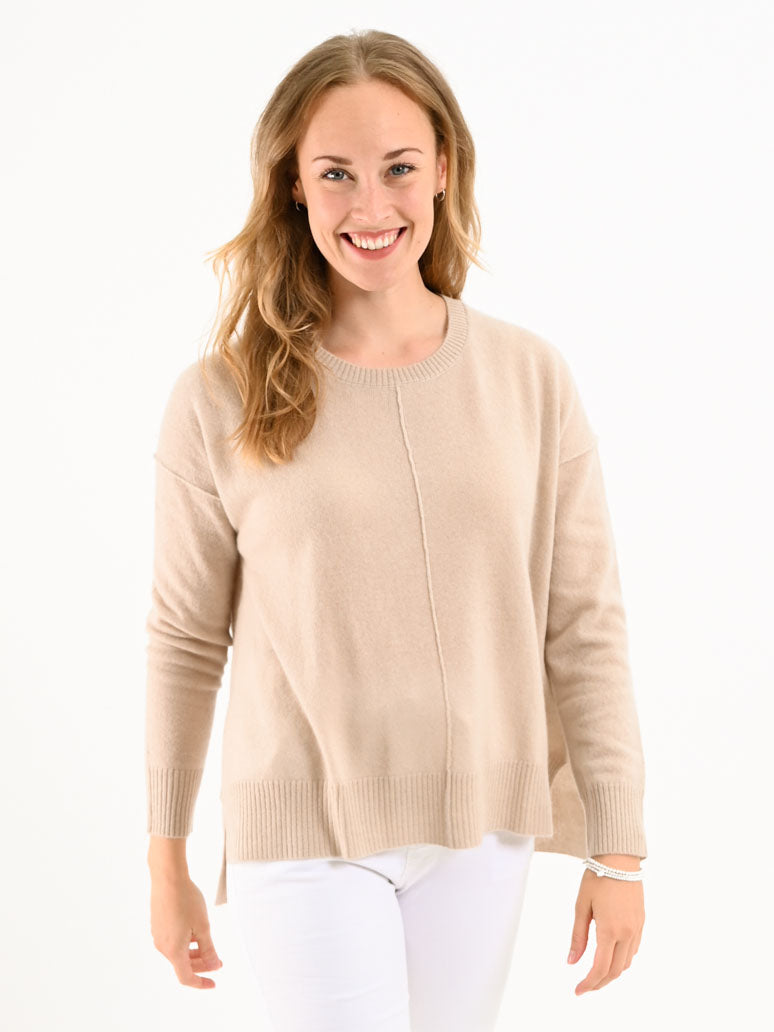 Kaschmirpullover Kenza Beige