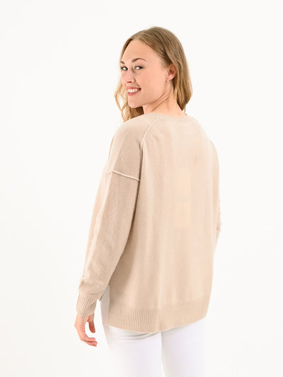 Kaschmirpullover Kenza Beige