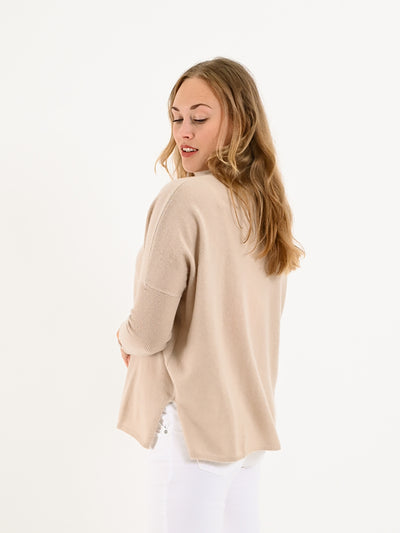 Kaschmir Rollkragenpullover Clara Beige