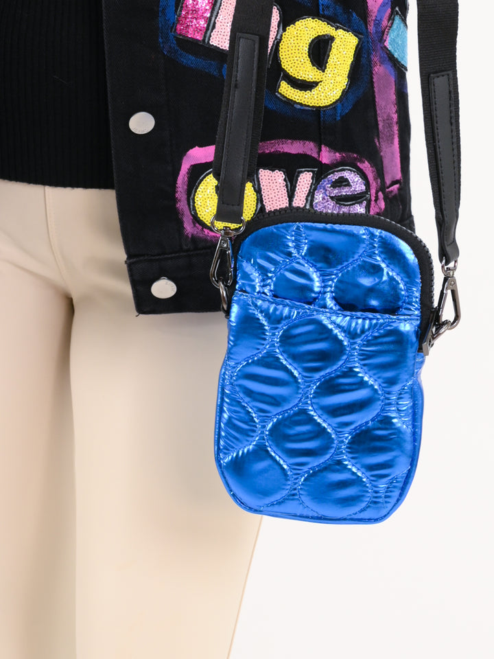 Handytasche Stepp Blau