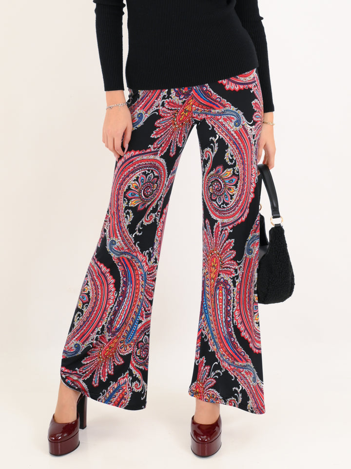 Schlupfhose Big Paisley Red