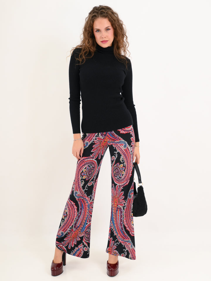 Schlupfhose Big Paisley Red