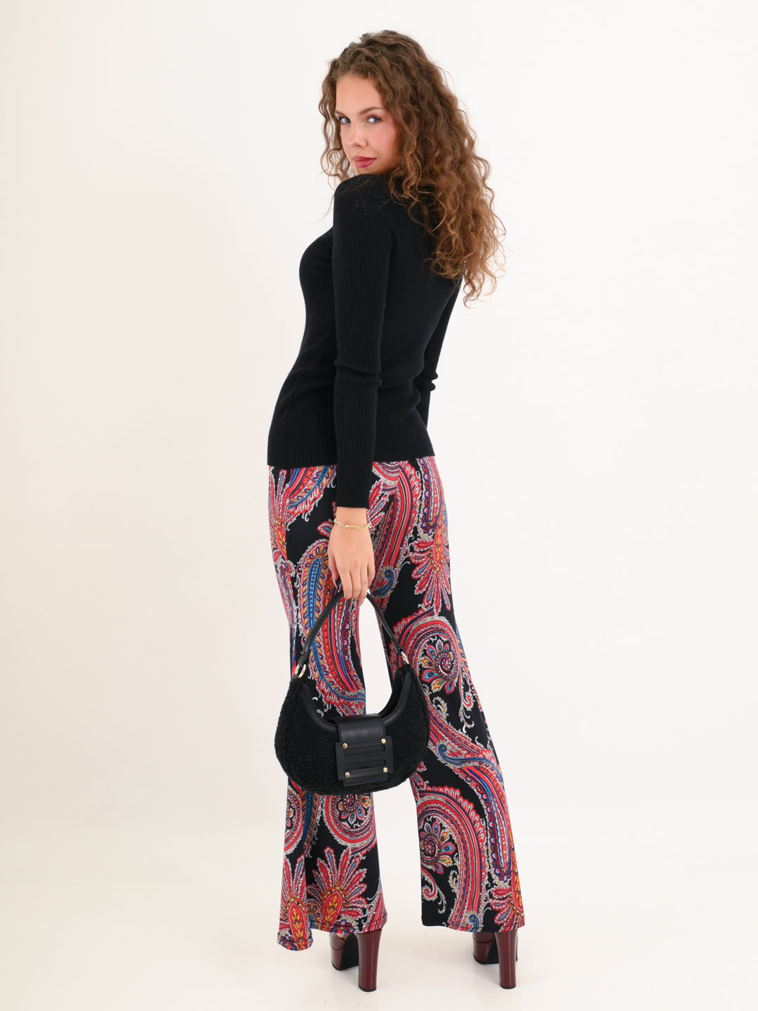 Schlupfhose Big Paisley Red