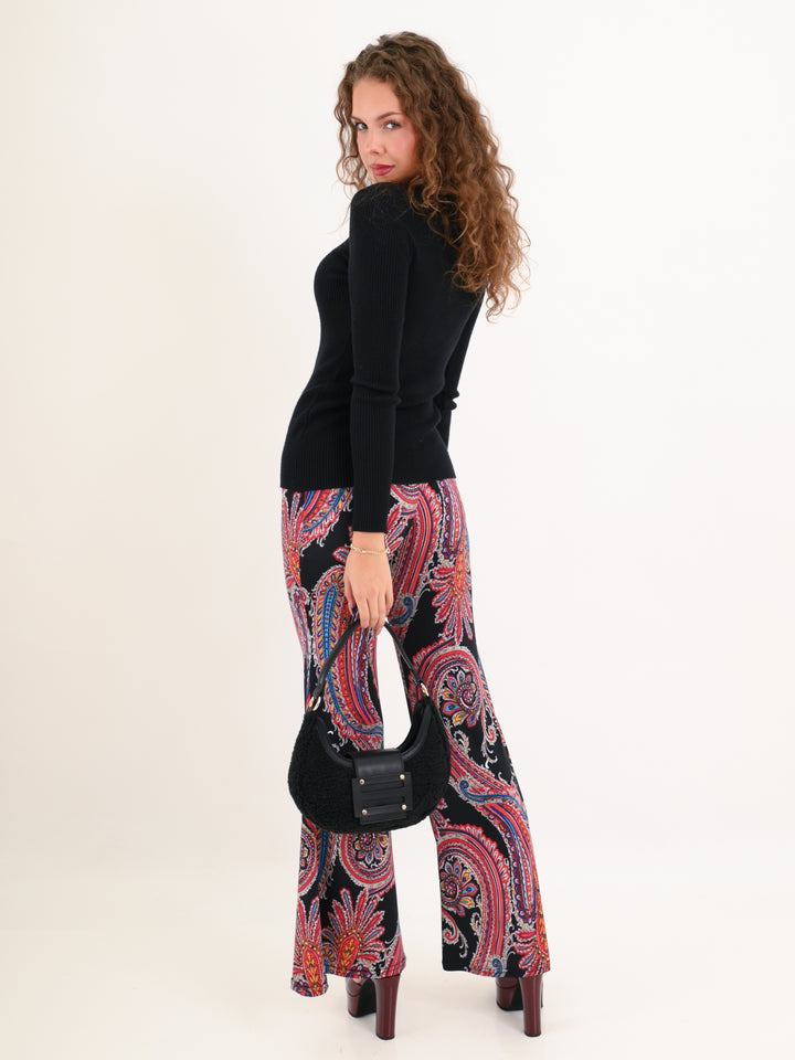 Schlupfhose Big Paisley Red
