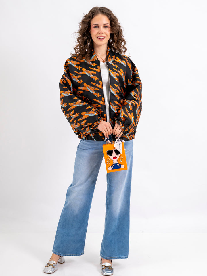 Bomberjacke Sky