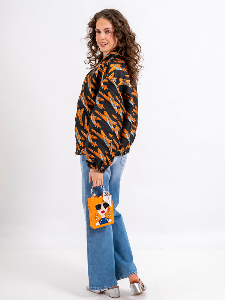 Bomberjacke Sky