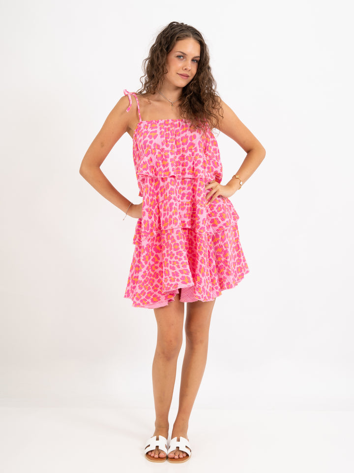 Kleid Rosa Leo