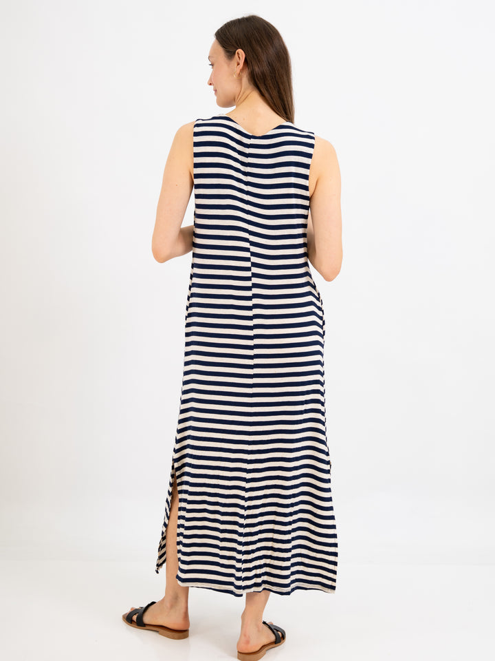 Maxikleid gestreift