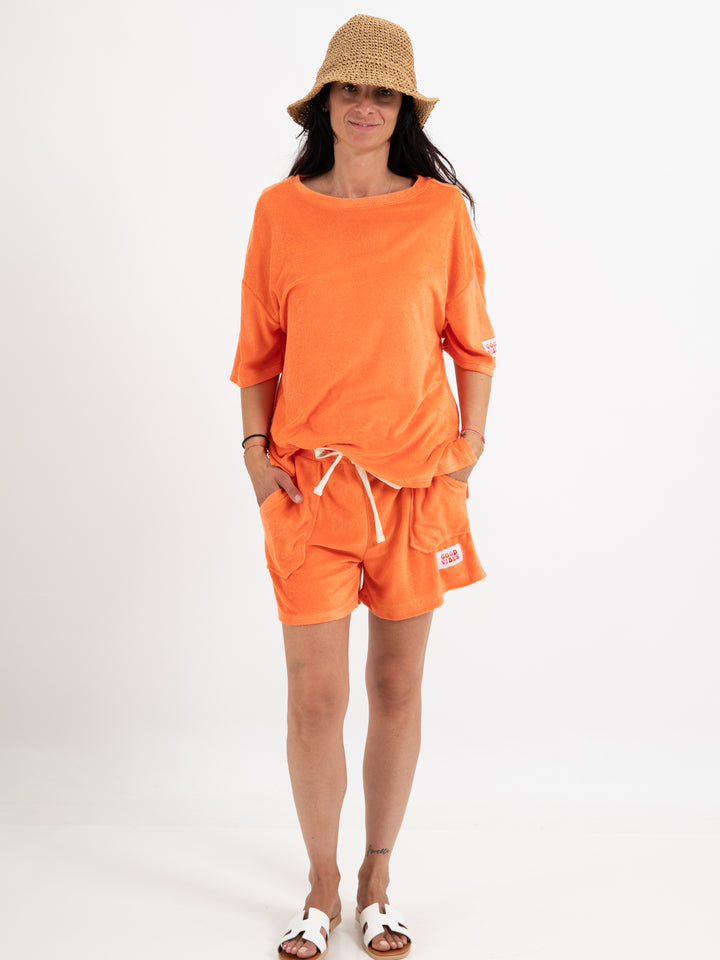 Frotteeshirt in 4 Farben